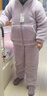 京東京造【10A抗菌】抗靜電珊瑚絨睡衣女士睡衣保暖家居服情侶套裝粉紫色M 曬單實(shí)拍圖