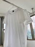簡(jiǎn)束 短袖T恤男純色棉質(zhì)t恤夏季休閑運動(dòng)緊身t恤男圓領(lǐng)修身打底汗衫潮 白色+白色（兩件裝） 2XL （80kg左右） 曬單實(shí)拍圖