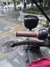 尚行者摩托車(chē)改裝剎車(chē)牛角手把套防滑硅膠套電動(dòng)車(chē)把剎車(chē)把手膠手柄配件 [黑色紅字]硅膠牛角套一對 曬單實(shí)拍圖