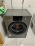 松下（Panasonic）全自動(dòng)滾筒洗衣機10KG家用大容量 BLDC變頻節能 泡沫凈 快速洗 XQG100-N1MT國家補貼 曬單實(shí)拍圖