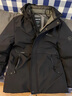 花花公子（PLAYBOY）中老年棉衣男石墨速熱保暖棉服休閑爸爸裝外套可脫卸帽 藏青 3XL （建議體重140-155斤） 曬單實(shí)拍圖