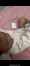 babylove寶寶內(nèi)衣套裝春秋季莫代爾棉嬰兒衣服嬰幼兒家居服睡衣高腰兩件套 白杏米 90 曬單實(shí)拍圖