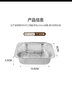 美廚（maxcook）錫紙盒空氣炸鍋紙盤(pán)鋁箔錫紙打包盒一次性餐盒方形 50只MCPJ2768 曬單實(shí)拍圖