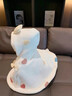 優(yōu)奇嬰兒披風(fēng)斗篷秋冬季寶寶外出擋風(fēng)外套嬰幼兒防風(fēng)保暖小孩披肩兒童 愛(ài)心毛絨斗篷 80 推薦1-3歲 曬單實(shí)拍圖