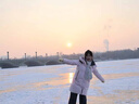 東北哈爾濱旅游零下40度防寒鵝絨羽絨服男女加厚中長(zhǎng)款保暖外套 柔霧粉 男女同款一件裝 90絨極寒保暖 M 建議90-110斤 曬單實(shí)拍圖