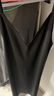 優(yōu)衣庫(kù)女裝緞紋吊帶連衣裙緞面裙子內(nèi)搭顯瘦480631 09 黑色 L /160/88A 曬單實(shí)拍圖