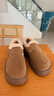 BIBK厚底加絨豆豆勃肯鞋女2025新款秋冬外穿毛毛面包鞋保暖棉鞋雪地靴 卡其色[專(zhuān)柜版] 均碼 37 曬單實(shí)拍圖