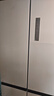 美的（Midea）508升十字四開門一級能效雙系統(tǒng)雙循環(huán)除菌凈味國家補(bǔ)貼20%家用冰箱大容量BCD-508WSPZM(E)海貝白 曬單實拍圖