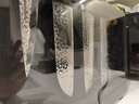 摩飛電器（Morphyrichards）刀具消毒一體機刀具套裝消毒刀架砧板消毒烘干機家用菜刀廚師刀水果刀切菜刀廚具六件套 MR1006 【鋼化玻璃+不銹鋼邊框】四刀兩板 曬單實(shí)拍圖
