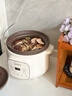 華凌美的電燉鍋家用陶瓷燉鍋新款多功能煲湯鍋小型煮粥鍋全自動(dòng)湯鍋 棕白色 【原礦紫陶內膽】咨詢(xún)有優(yōu)惠 3L 曬單實(shí)拍圖
