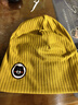 G.duck兒童帽子春秋純I棉堆堆帽針織雙層套頭帽純色寶寶帽子大童潮帽 黃色小熊 純棉款 均碼2-12歲(適合頭圍48-60cm) x 曬單實(shí)拍圖