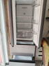 美的（Midea）417法式多門(mén)四開(kāi)門(mén)60cm超薄零嵌入式雙變頻小戶(hù)型無(wú)霜家用電冰箱 MR-417WFPE 流蘇銀 國家補貼20% 曬單實(shí)拍圖