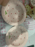 食品級草莓陶瓷餐盤(pán)可愛(ài)家用宿舍草帽盤(pán)蛋糕盤(pán)高顏值精致餐具碗盤(pán) 8.5英寸-草莓裙花邊盤(pán)1個(gè)裝 曬單實(shí)拍圖