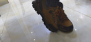 駱駝動(dòng)感駱駝男鞋真皮戶(hù)外登山鞋秋冬季男士休閑旅游鞋防滑耐磨徒步運動(dòng)鞋 深棕色633 42 曬單實(shí)拍圖