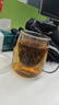 物生物（RELEA）茶杯男茶水分離杯玻璃杯水杯女辦公泡茶杯子耐高溫花茶杯生日禮物 曬單實拍圖