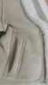 百圖betu女裝冬季新款短外套皮毛一體仿羊羔絨保暖外套女2411T65 卡其色 M （卡其色預售11/11發(fā)貨） 曬單實(shí)拍圖