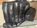 京東京造【黑金進(jìn)口白鵝絨】鵝絨服短款羽絨服男女同款冬季外套 曜石黑 XL 曬單實(shí)拍圖