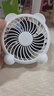 小熊貓桌面風(fēng)扇家用電風(fēng)扇超靜音迷你降溫電扇夏季必備宿舍實(shí)用 4寸白色小熊貓 0mAh 曬單實(shí)拍圖