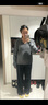 森馬（Semir）毛衣女森柔毛衫刺繡V領(lǐng)顯瘦寬松2024冬季絞花上衣復古風(fēng) 深花灰00120 2XL 曬單實(shí)拍圖