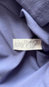 無(wú)印良品（MUJI）女式 易干彈力泡泡紗開(kāi)領(lǐng)短袖衫女士襯衫襯衣女款女裝夏季上衣 煙熏藍色 S (155/80A) 曬單實(shí)拍圖