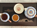 兮元記青花汝窯茶具套裝整套家用高檔泡茶壺茶杯茶盤(pán)退休禮物節日伴手禮 繁花米黃汝窯9頭大西施壺禮盒裝 實(shí)用生日新婚喬遷之喜搬家禮物 曬單實(shí)拍圖