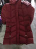 棉衣女中長(cháng)款2025年時(shí)尚新款冬季加厚修身棉襖顯瘦媽媽裝棉服外套 酒紅的-卡碼拍大 XL 建議90-110斤 曬單實(shí)拍圖