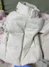 優(yōu)衣庫女裝無(wú)縫羽絨連帽外套/外套夾克25秋冬新款478577 01 乳白色 S /155/80A 曬單實(shí)拍圖