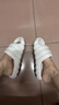人本 拖鞋女踩屎感涼拖室外居家時(shí)尚加厚軟底 冰淇淋-奶白 36-37 曬單實(shí)拍圖