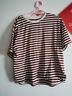 德瑪納【條紋棉t】2025夏季新品圓領(lǐng)落肩打底衫短袖女式t恤 曬單實(shí)拍圖
