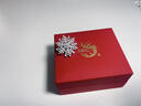 老鳳祥925銀胸針高檔女輕奢雪花高檔精致絲巾扣新年生日禮物女友老婆 夢(mèng)幻雪花胸針*品牌禮盒 曬單實(shí)拍圖