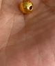 縱橫金業(yè)足金999  黃金轉運珠 金珠子  1克 單顆 散珠 手串diy 1克  轉運珠 曬單實(shí)拍圖