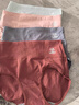 浪莎內褲女高腰純棉女士提臀收腹100%全棉抑菌底檔三角短褲頭 磚紅+淺灰+暗粉+膚色B組 4條 XL (建議腰圍2.2-2.4尺) 曬單實(shí)拍圖