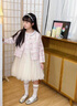 G.DUCKKIDS小黃鴨女童連衣裙秋裝2025新款洋氣兒童小香風(fēng)公主裙外套女孩裙子 粉色 120 建議5~6歲【110-120cm】cm 曬單實(shí)拍圖
