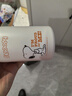 史努比（SNOOPY）兒童保溫杯帶吸管大容量316不銹鋼男女小學(xué)生上學(xué)專(zhuān)用喝水杯子 咖色雙蓋杯【配杯套】500ml 曬單實(shí)拍圖