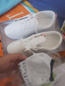 回力品牌斷碼真皮小白鞋女2025秋冬新款百搭輕便防滑運動(dòng)女士單鞋 白粉 單層 39 曬單實(shí)拍圖