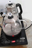 半球（PESKOE）自動(dòng)上水壺 煮茶器電茶爐 一機雙爐 高硼硅玻璃電水壺+噴淋煮茶器 一鍵全自動(dòng)上水燒水  HY-30 曬單實(shí)拍圖