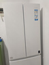 海爾（Haier）冰箱342升一級雙變頻風(fēng)冷無(wú)霜雙開(kāi)門(mén)四門(mén)法式多門(mén)三檔變溫超薄可嵌入Leader系列家用家電國家補貼 342升冰雪白+1級雙變頻+黑金凈味+冷藏三檔變溫 曬單實(shí)拍圖
