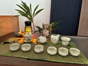 尚言坊汝窯功夫茶具套裝整套高檔輕奢家用喝茶陶瓷泡茶專(zhuān)用茶壺茶杯器具 1【基礎版】山谷雅居汝窯蓋碗10入 曬單實(shí)拍圖