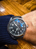 萬(wàn)國（IWC）馬克二十飛行員腕表 黑盤(pán)牛皮 自動(dòng)機械男表 IW328201 40mm 曬單實(shí)拍圖
