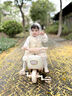 巧樂(lè )熊兒童三輪車(chē)腳踏車(chē)1-3歲嬰兒溜溜車(chē)3-6歲寶寶帶腳踏扭扭車(chē)三合一 麥丁米【高配款】燈樂(lè )+腳踏+推桿 曬單實(shí)拍圖