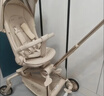 丸丫T6-2遛娃神器高景觀(guān)嬰兒推車(chē)可坐可躺輕便折疊可換向香檳金PLUS 曬單實(shí)拍圖