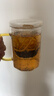 雅集筑茗玻璃茶杯茶水分離玻璃杯帶蓋帶玻璃內(nèi)膽辦公家用耐熱泡茶杯 曬單實(shí)拍圖