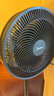 美的（Midea）電風(fēng)扇家用7葉落地扇搖頭電風(fēng)扇循臥室宿舍輕音風(fēng)扇臺式桌面小型風(fēng)扇臺地兩用升級款 黑色丨7葉臺地兩用 曬單實拍圖