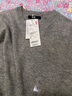 優(yōu)衣庫女裝羊絨圓領(lǐng)針織衫/長(cháng)袖毛衣毛衫25秋冬新款479160 03 灰色 S /155/80A 曬單實(shí)拍圖