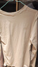 班尼路（Baleno）長(cháng)袖男秋季美式潮流重磅純棉運動(dòng)寬松簡(jiǎn)約復古休閑圓領(lǐng)打底衫t恤 曬單實(shí)拍圖