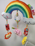 貝佳麗嬰兒寶寶安全座椅床鈴床頭風(fēng)鈴安撫玩具車(chē)載0一1歲推車(chē)掛件推車(chē)玩 彩虹兔子 曬單實(shí)拍圖