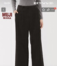 無(wú)印良品（MUJI）女式 木棉混燈芯絨 抽褶寬版褲褲子女款女裝25年秋季BE1XPA5A 深棕色 M （160/66A） 曬單實(shí)拍圖