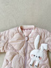 富羅迷（follow me）寶寶羽絨服連體衣冬裝女寶寶衣服嬰幼兒外出服白鴨絨抱衣秋冬棉服 粉色 【A類標(biāo)準(zhǔn)】 66 默認(rèn)尺碼26 曬單實(shí)拍圖