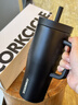 CORKCICLE.可密封吸管保溫杯高顏值大容量車(chē)載戶(hù)外不銹鋼水杯典雅黑650ml 曬單實(shí)拍圖