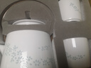 富玉景德鎮茶具套裝家用新款輕奢高檔一整套高端中式陶瓷茶壺茶杯禮盒 玉蘭花提梁壺茶具套裝 5頭 曬單實(shí)拍圖